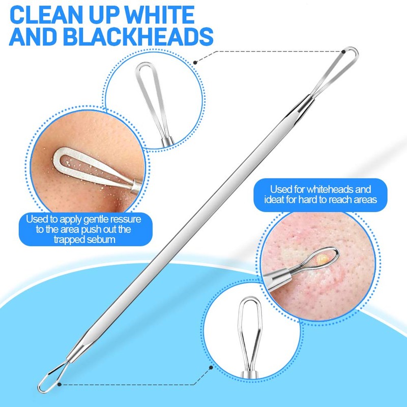 Teenitor Pimple Extractor Acne Treatment Tool Surgical Grade Blackhead Comedone