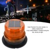 Solar Beacon Light Caution Light 8 LED Dusk to Dawn