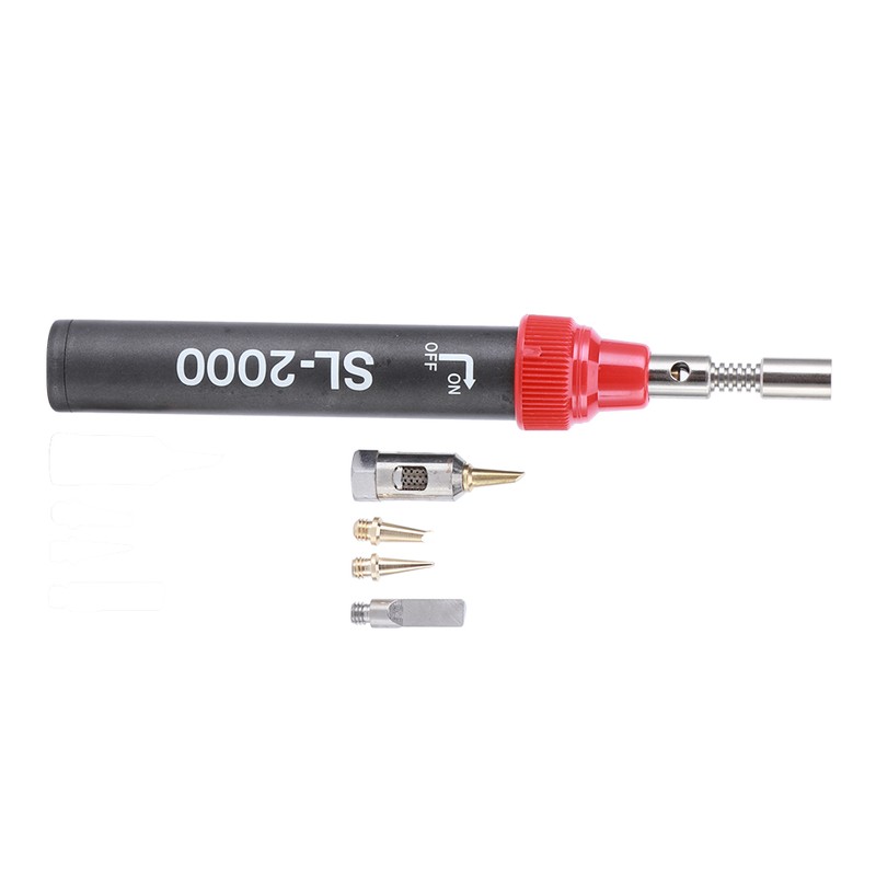 Gas Soldering Kit 5‑in‑1 Pure Butane Soldering Iron Multiple Tips