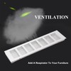 Heyiarbeit - Rejilla de ventilación cuadrada de aleación de aluminio
