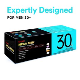 KQKQ Mega Men Vitapak Program 2PCS Men's 30+ Multivitamin Healthcare Supplement for Skin Support & Fitness 5-in-1 Health Benefits:_1 pcs