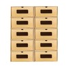 Fyszp 10PCS Shoe Storage Box set - Stackable, space-saving sneakers