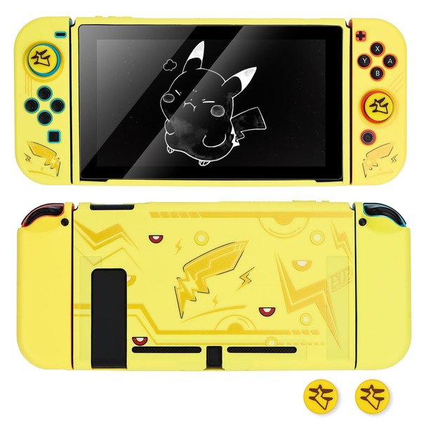 DLseego Switch Case Cover,Soft Protective Case for Switch with JoyCon