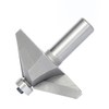 Akylin 60 Degree Chamfer Router Bit,1/2" Shank,1" Cutting Depth,1-1/8" Bevel