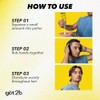 Got2B Glued Styling Spiking Hair Gel 2-6oz tubes + 1