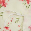 Red Floral Duvet Cover Queen, 3 Pieces Soft Breathable Cotton