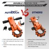 AUTMATCH Shackle Hitch Receiver 2" with 3/4" Mega D Ring
