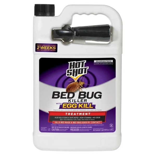 Hot Shot Bed Bug Killer Spray, 1 Gallon – Indoor