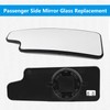 Leolarmen Passenger Lower Heated Side Mirror Glass Compatible with 2020-2025