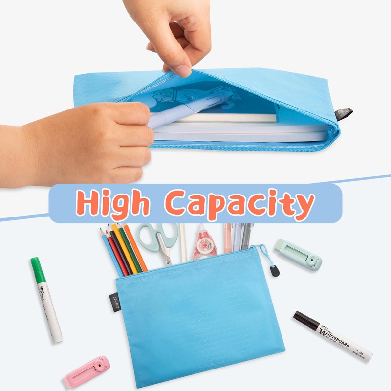 LUHIUMOYA A5 Piece Document Bag, Waterproof Document Bag with Zip,