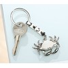 GILDE Crab Crab Metal Keyring 40 g in Black Gift Box, silver, 10 cm