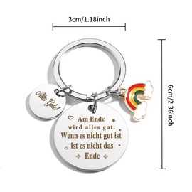 Courage Gift Boyfriend Gift, Gift Best Friend Birthday Keyring Friendship Colleague Sisters Gifts, Gift Colleague Encouragement Gifts Farewell Gift Colleague, Courage1