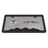 Mountain License Plate Frame Bracket Blackout Edition
