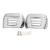 Unbranded Chrome Rear Tail Light Visor Covers For Harley Tri