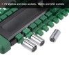 sourcing map Socket Organizer 1/4" Drive x 12 Clips Portable