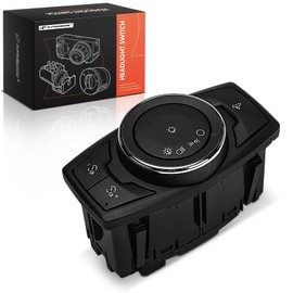 A-Premium Headlight Switch Instrument Panel Headlamp Dimmer Switch Compatible with Ford F-150 2015-2020, F-250/F-350 Super Duty 2020-2022, F-450/F-550 Super Duty 2017-2022