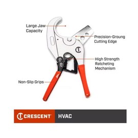 CRESCENT - Pvc Rat. Cutter, Crescent 1/8-2-3/8 (CRPC238)