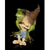 Figuren Shop GmbH Pixie Leprechaun Fantasy Figure - Frog Cuddling