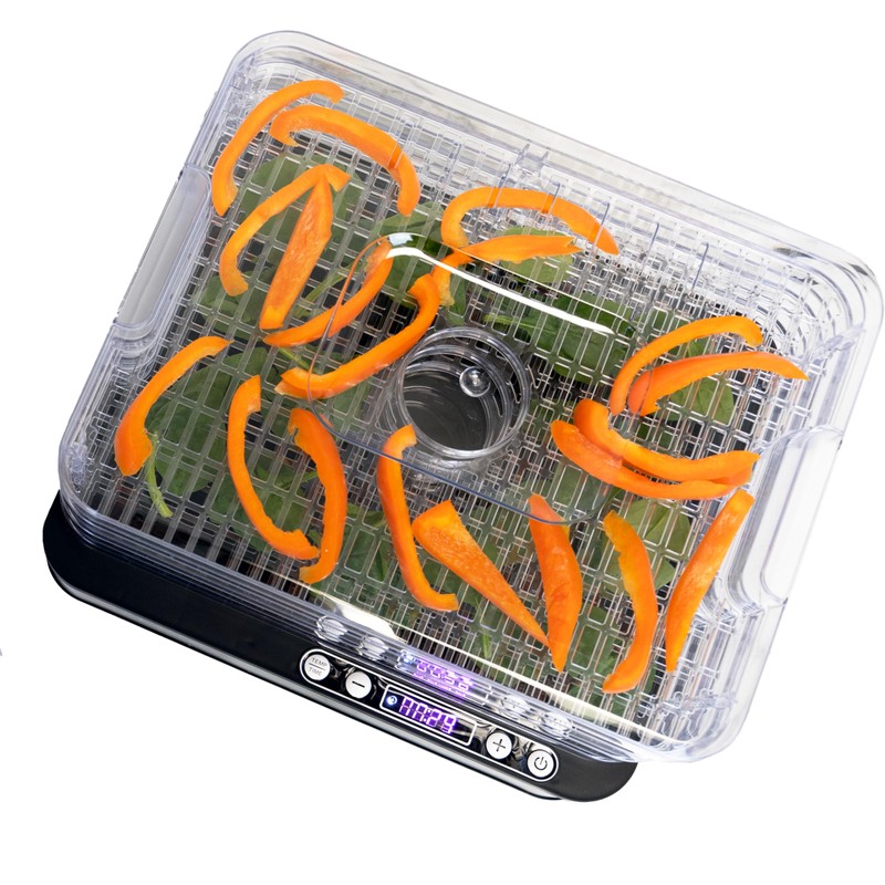 NESCO FD-5TC Snackmaster Food Dehydrator – 5 BPA-Free Trays, Adjustable