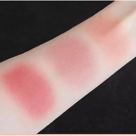 Paleta De Rubor De 3 Colores, En Polvo Para Maquillar Las Mejillas, Con Purpurina y Brocha, De Larga Duración, Muy Pigmentado (01#)