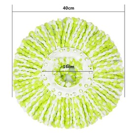 Universal Spin Mop Replacement Head, Premium Microfiber Swob Head, Eco-Friendly Swabber Head Super Absorbent & Easy to Clean, for Cleaning All Kinds of Floors
