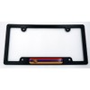 Armenia Black Plastic Car License Plate Frame with Domed Decal