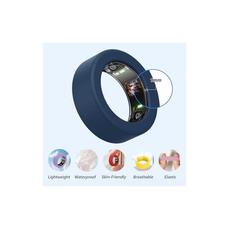 16 Pack Smart Ring Covers - Silicone Protector Cases for