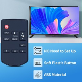 GOUYESHO N2QAYC000098 Replacement Remote Control for Panasonic Home Cinema Audio System, Compatible with SC-HTB580 SC-HTB680 SC-HTB880 SC-HTE180 SC-HTE80