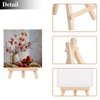 2 Set Canvas and Easel Set, Mini Canvas and Easel,