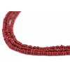 TheBeadChest Coral Red Java Glass Seed Beads (2.5mm, 48" Strand)