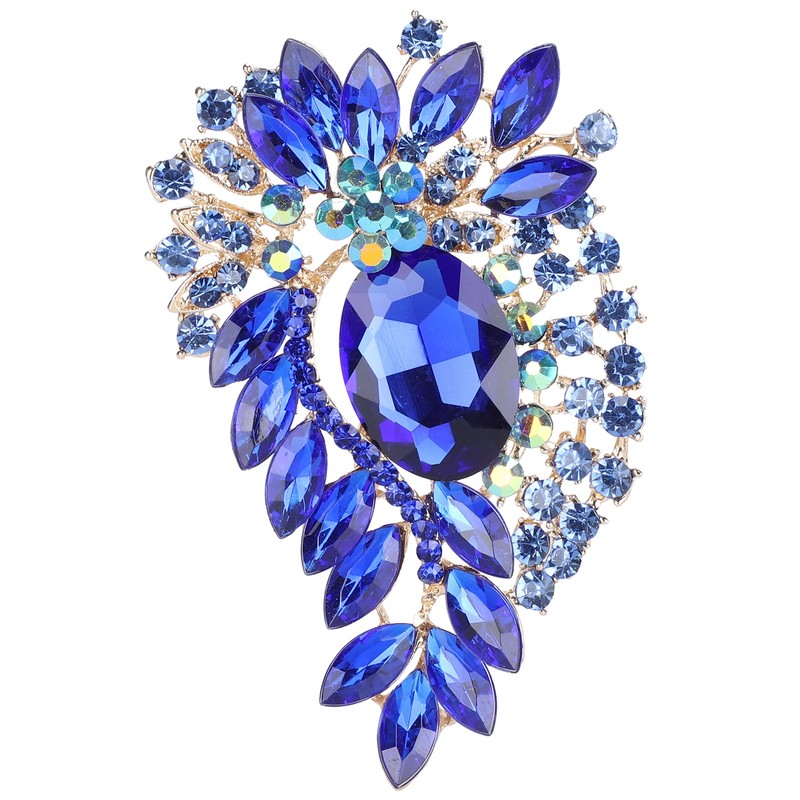 2Pcs Corsage Brooch Fashion Retro Exquisite Alloy Pins Applique Clothing