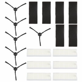 Jeanoko Robot Vacuum Collection Tray, Replacement Parts for Kalorik A6 A4 A4S - Side Brush, Filters Tool Kit (23176)