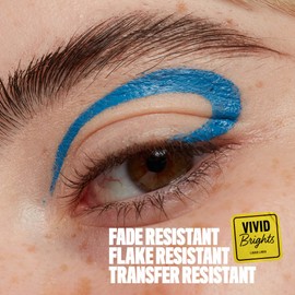 NYX PROFESSIONAL MAKEUP Vivid Brights Liquid Liner, Smear-Resistant Eyeliner with Precise Tip - Cobalt Crush