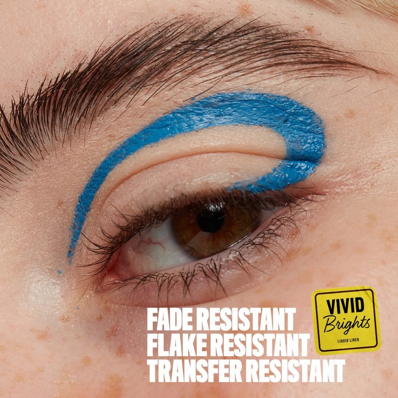 NYX PROFESSIONAL MAKEUP Vivid Brights Liquid Liner, Smear-Resistant Eyeliner with