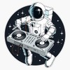 MAGNET Astronaut Dj With Turntable Magnetic Vinyl Sticker Decal Magnet