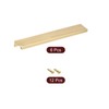 QUARKZMAN Cupboard Finger Edge Pull, 6 Pieces 200 mm /