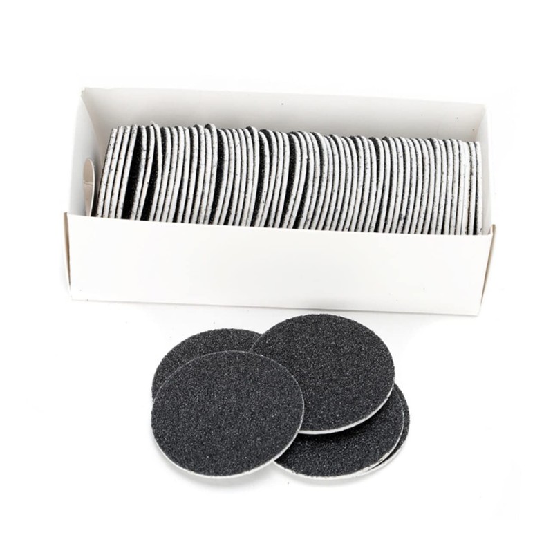 Healeved 120 Pcs Sandpaper Disk for Foot File Foot Sander