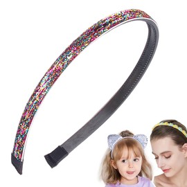 FAIRYGATE Sequin Headband Glitter Sequins Hair Band Fashion Headdress Party Decorative Hair Accessories for Women and Girls 3712