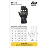 yamashiro Ideal Motorcycle Gloves for Autumn/Winter Model ID-115 AXIS EX
