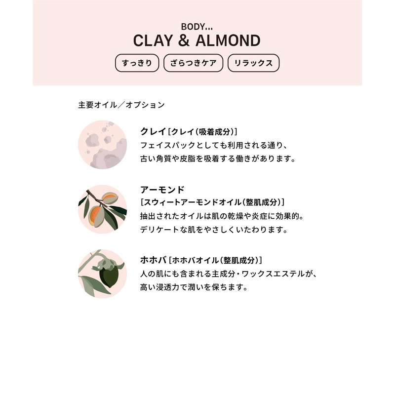 THE COLD PROCESS CLAY & ALMOND Body Solid Soap Bar,