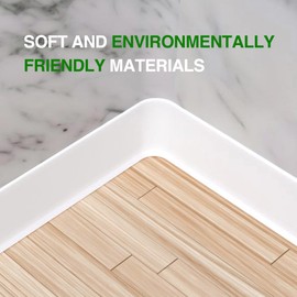 White Wall Molding Trim 3 Inch x 10 Feet, Wall Base Baseboard Molding Trim Flexible Self Adhesive Rubber Wall Base Moulding Trim Peel and Stick Design Home Decoration Skirting Strip