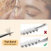 QUEWEL Cluster Lashes 240Pcs Individual Lashes 10D+20D C Curl Mix8-14mm