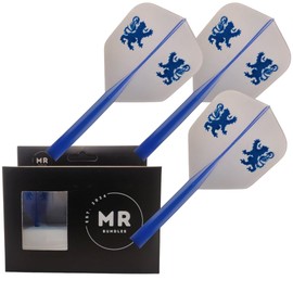 Mr Bundles Integrated Dart Flight And Shaft, Medium | Pack Of 3 | Precision Moulded 2-In-1 Dart Flights And Dart Stem | Professional Dart Accessories (Scotland)
