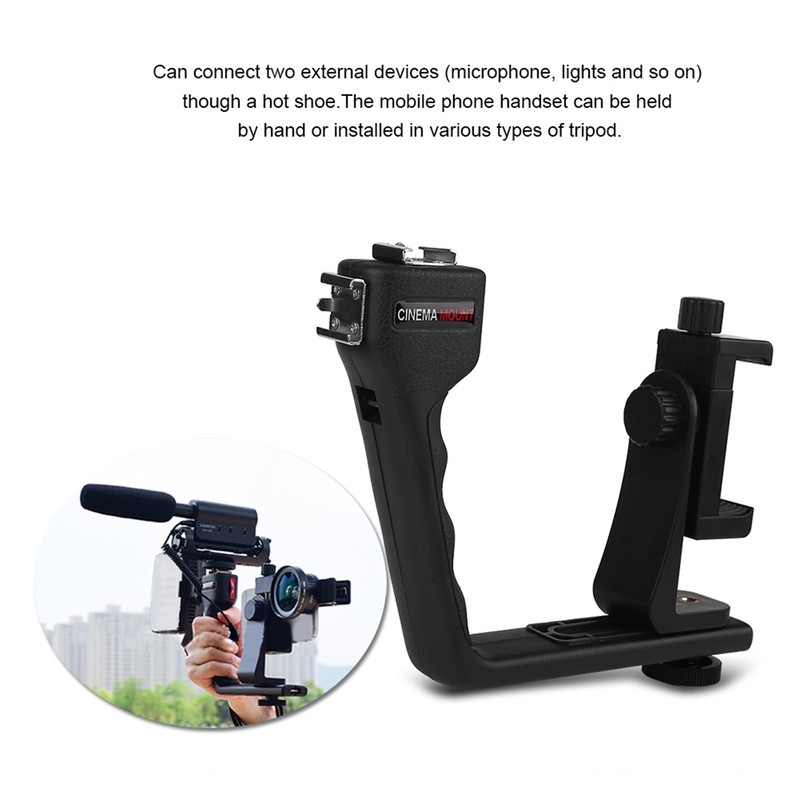 Universal Adjustable Handheld Bluetooth Stabilizer Rig Mount Kit Holder w/