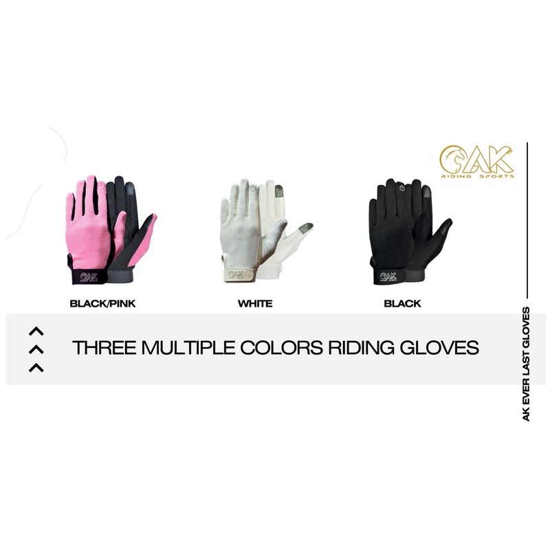 AK Ever Last Micro Suede all season Horse Riding Glove