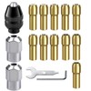 Drill Chuck Collet Set for Dremel, 16PCS Chuck Collet Kit