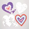 Baker Ross Heart Colouring Puzzles (Pack of 10)