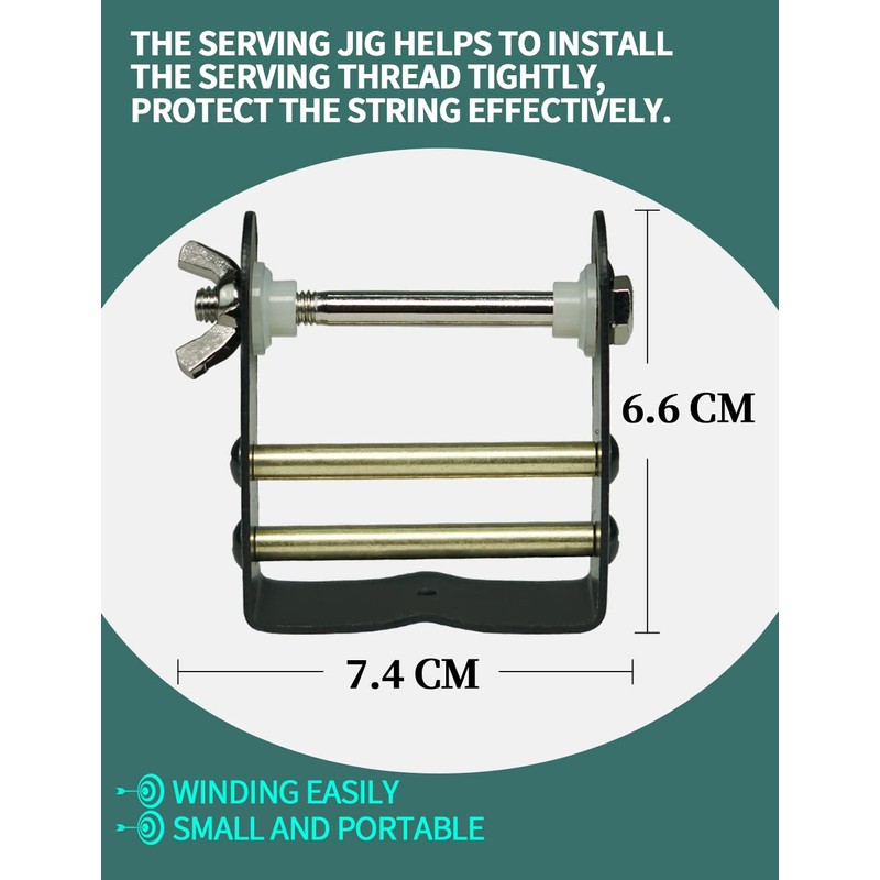 longbowmaker Bow Cord Serving Thread 120 yard/110 m Archery Winding