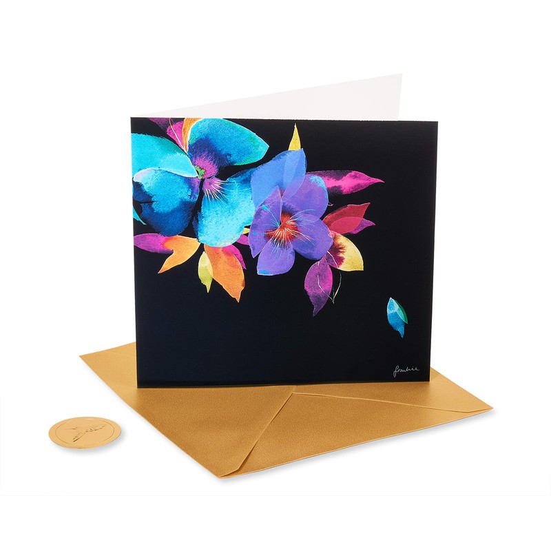 Papyrus Blank Card (Colorful Flowers)