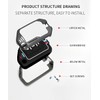 YONUFI for Jeep Key Fob Cover Metal key Case Compatible